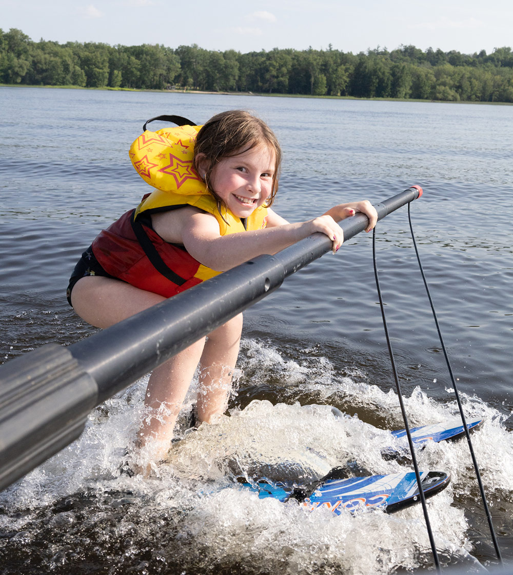 waterskiing